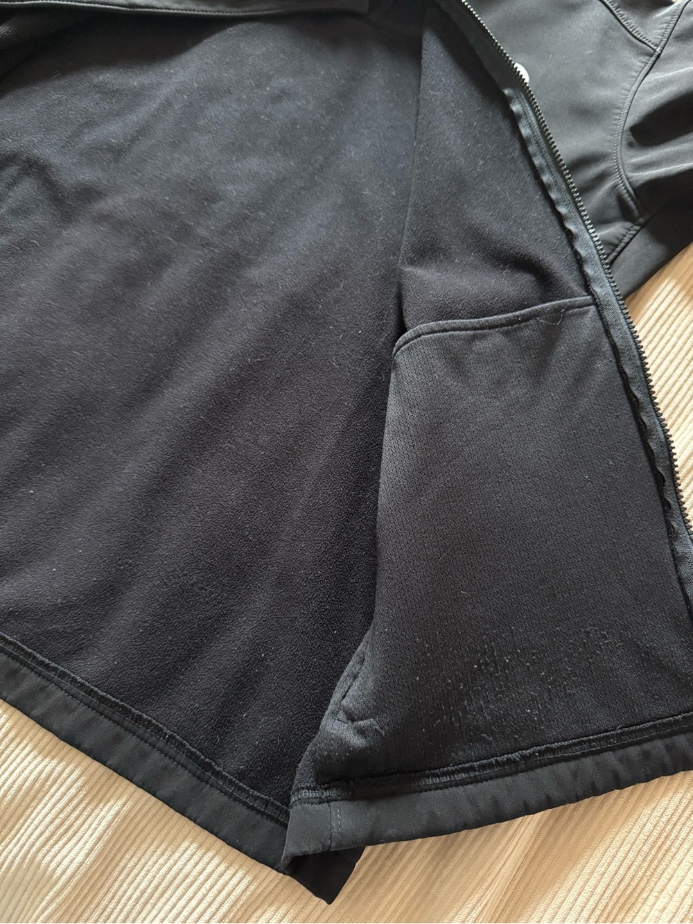 The North Face Full Zip Soft Shell Jacket Black Fleece Lined Men’s Medium - Picture 15 of 15